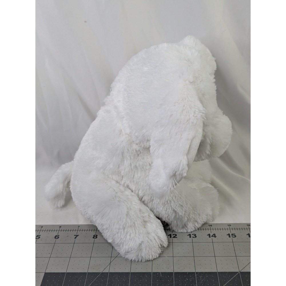 Chrisha Playful Plush White Dog Plush 11 Inch 2004 Stuffed Animal Toy - Picture 7 of 11